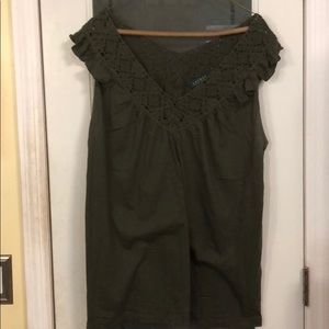 Dark Green Ralph Lauren Tank top